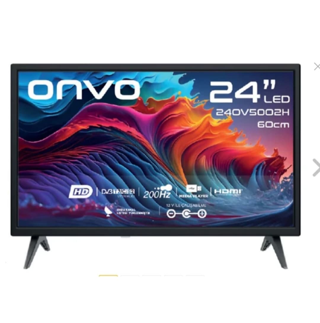ONVO 240V5002H 24" 60 Ekran Uydu Alıcılı HD Ready LED TV (12 Volt)