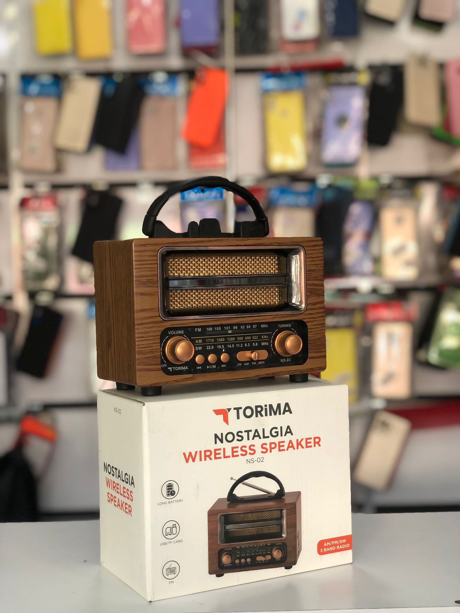 TORİMA NS-02 Nostaljia kablosuz hoparlör